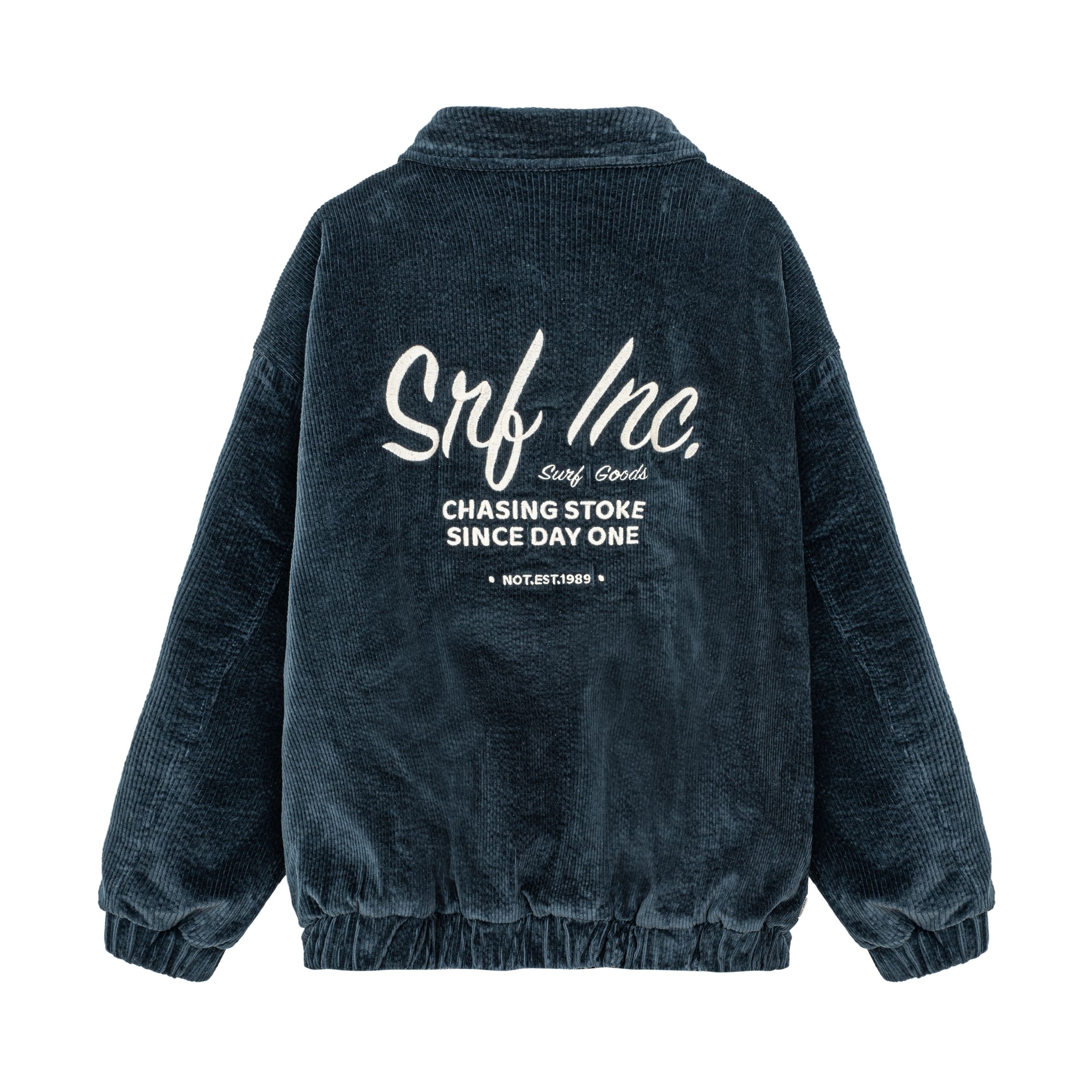 Cord Baseball Jacket - Deep Blue