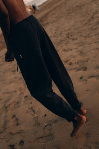 Slouchy Joggers - Acid Black