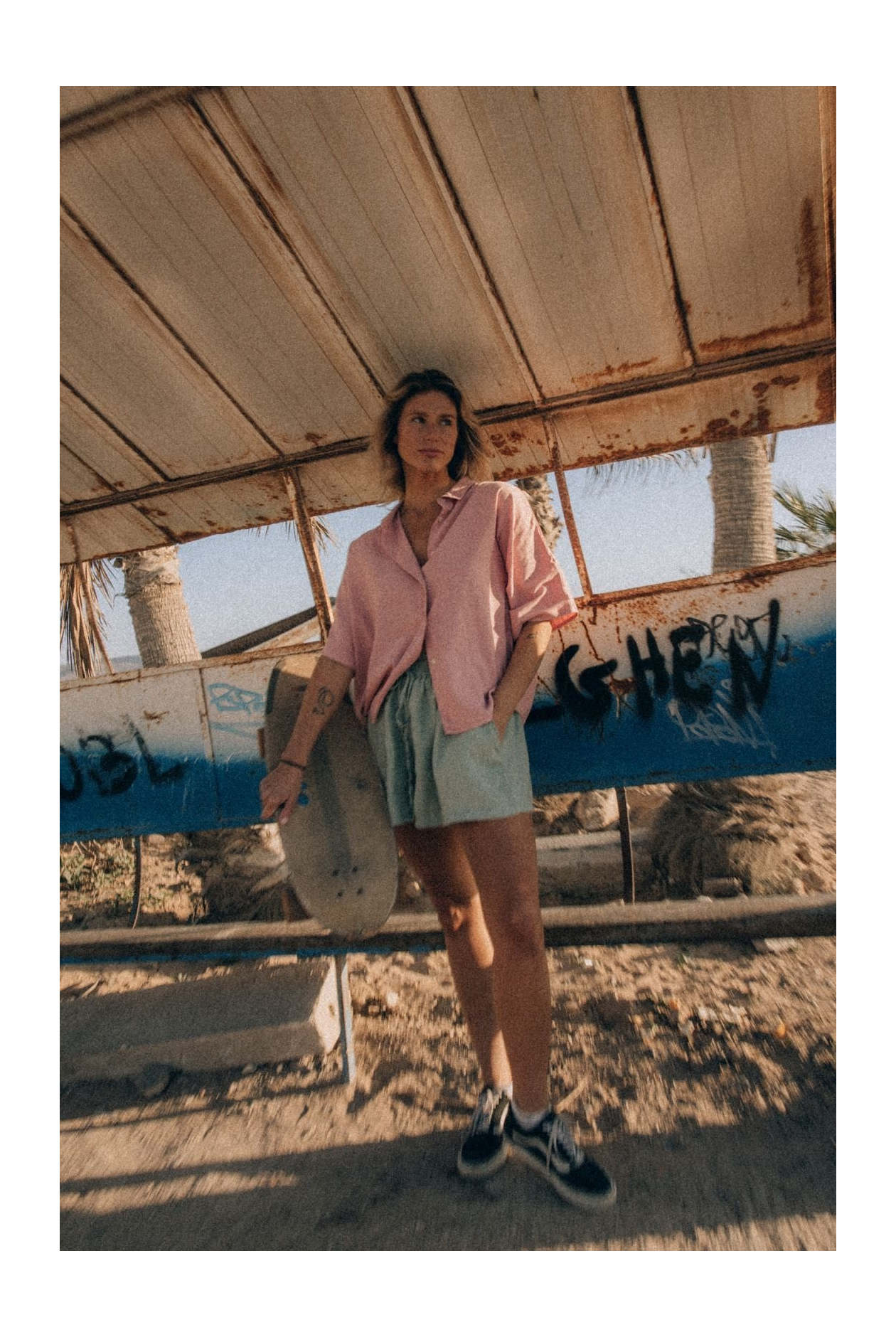 Seafoam Linen Shorts Seafoam Linen Shorts