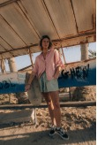 Seafoam Linen Shorts Seafoam Linen Shorts