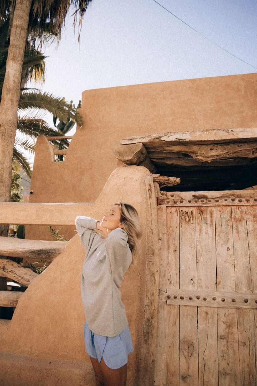 Waffle Longsleeve - Poppy seeds