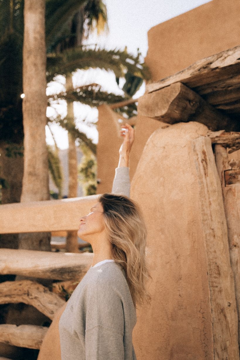 Waffle Longsleeve - Poppy seeds