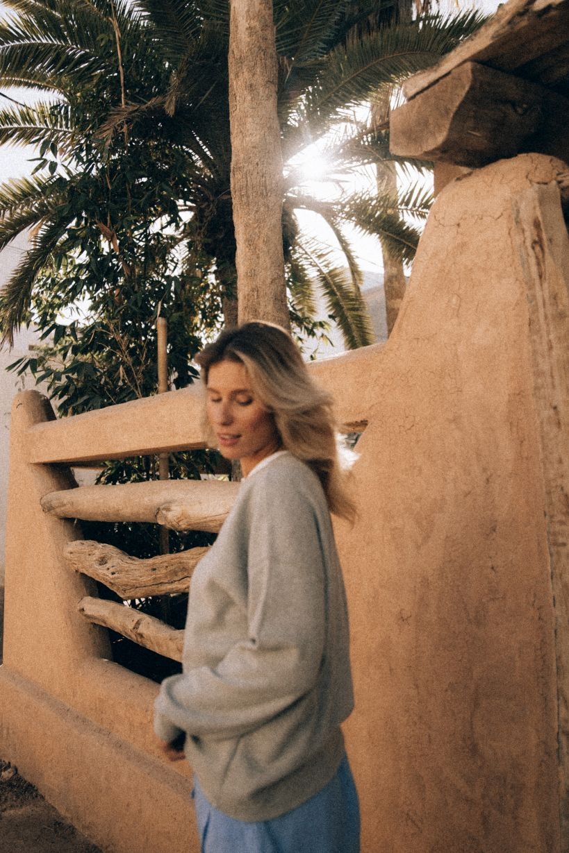 Waffle Longsleeve - Poppy seeds