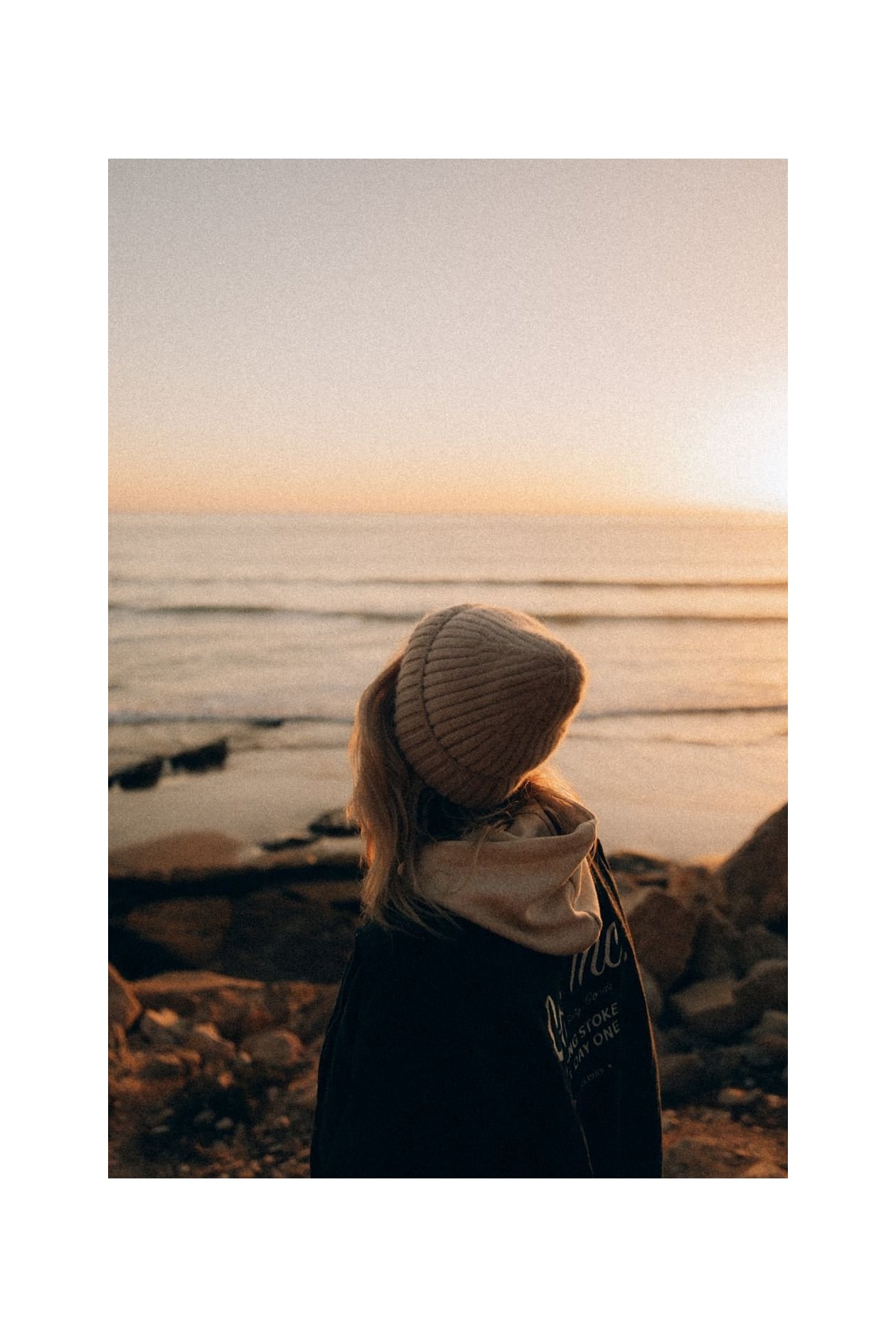 Rib Fluffy Beanie - Cookie Rib Fluffy Beanie - Cookie