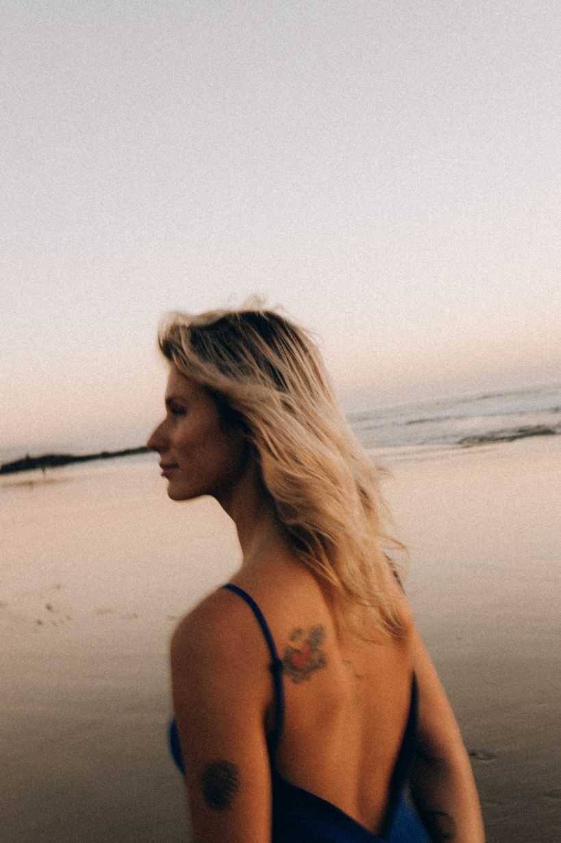 Twisted Ankle Dress - Royal Blue