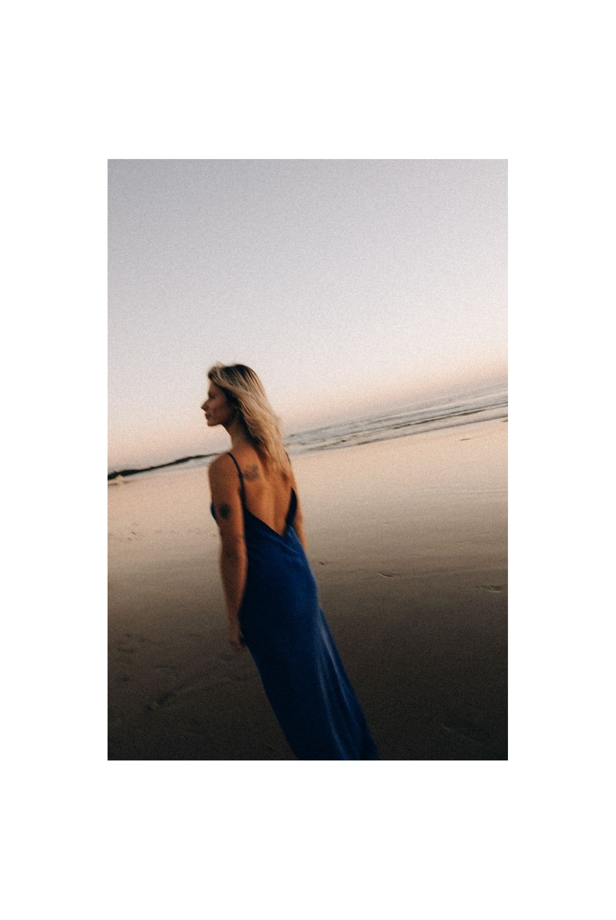 Twisted Ankle Dress - Royal Blue Twisted Ankle Dress - Royal Blue