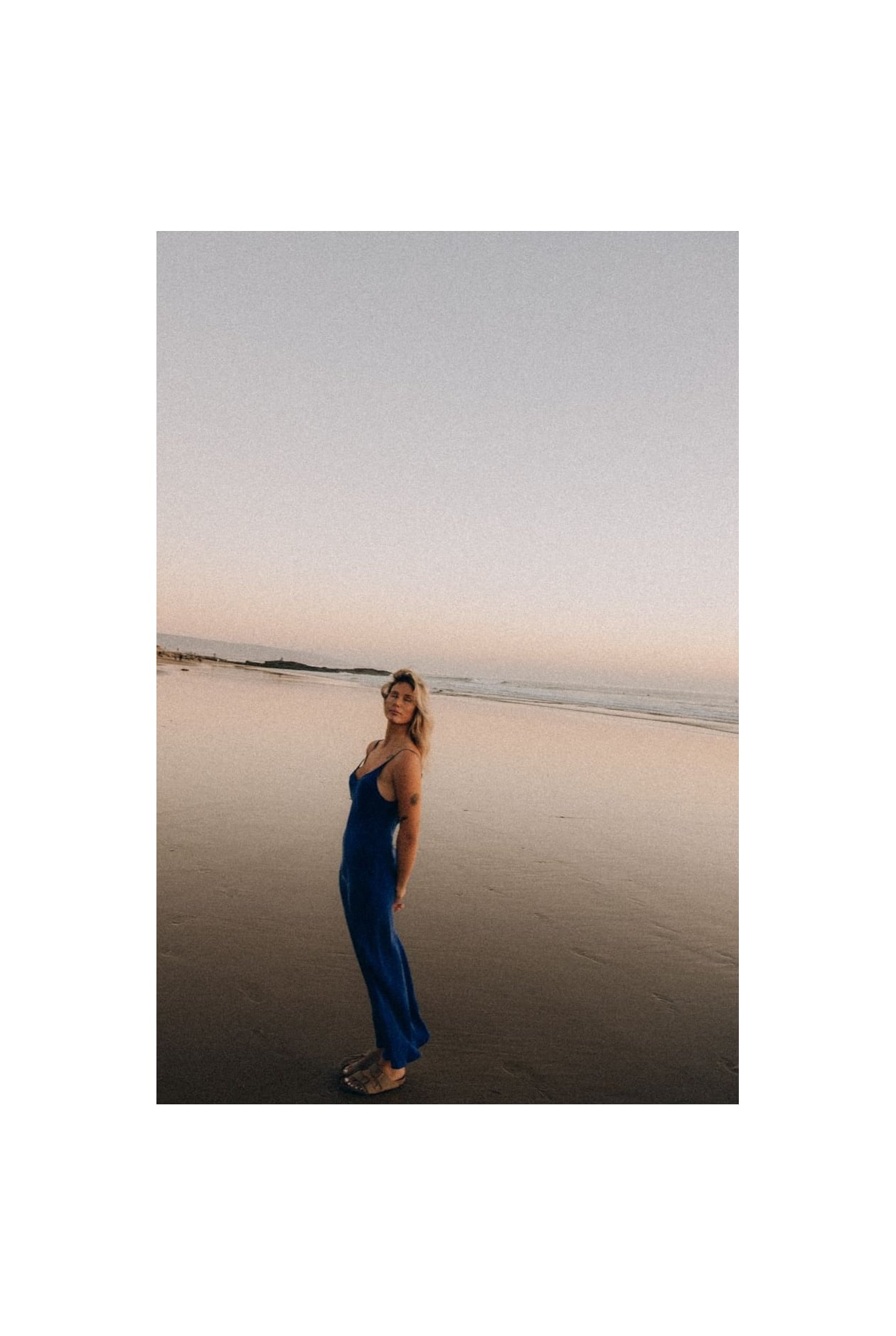 Twisted Ankle Dress - Royal Blue Twisted Ankle Dress - Royal Blue