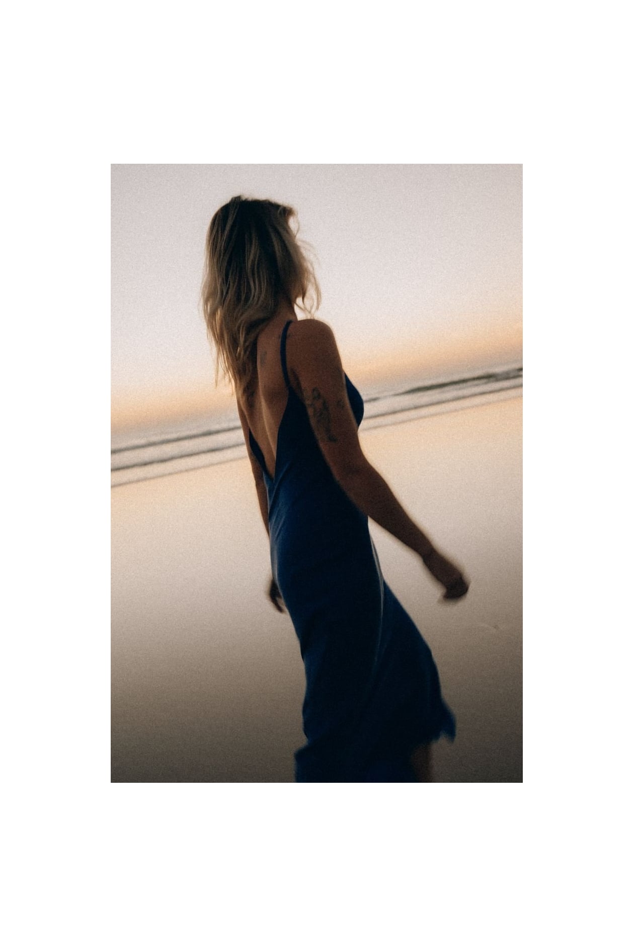 Twisted Ankle Dress - Royal Blue Twisted Ankle Dress - Royal Blue