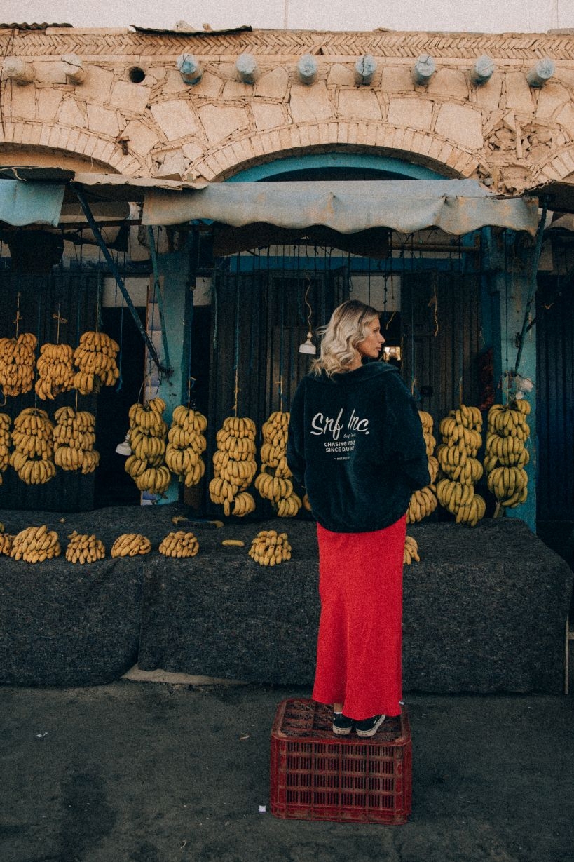 Twisted Ankle Dress - Red