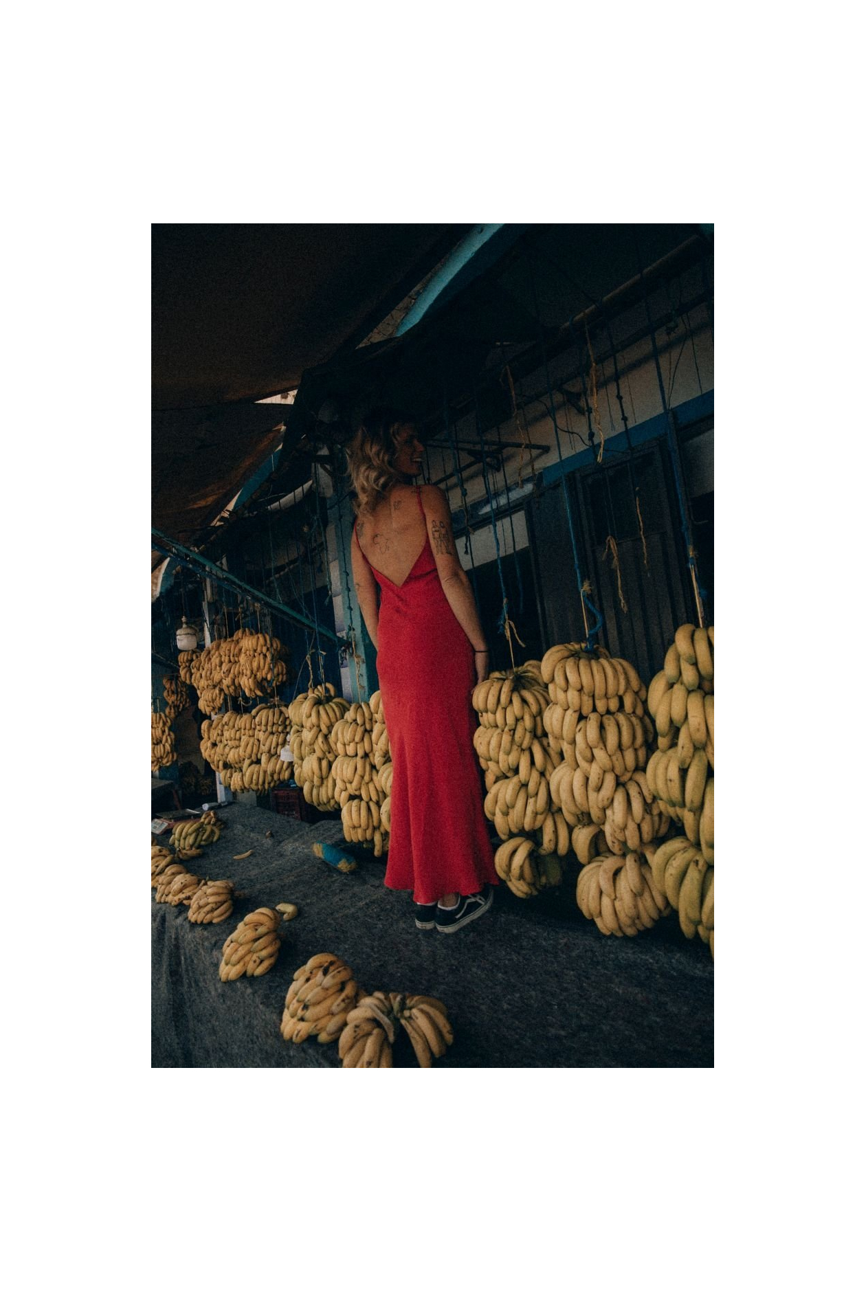 Twisted Ankle Dress - Red Twisted Ankle Dress - Red