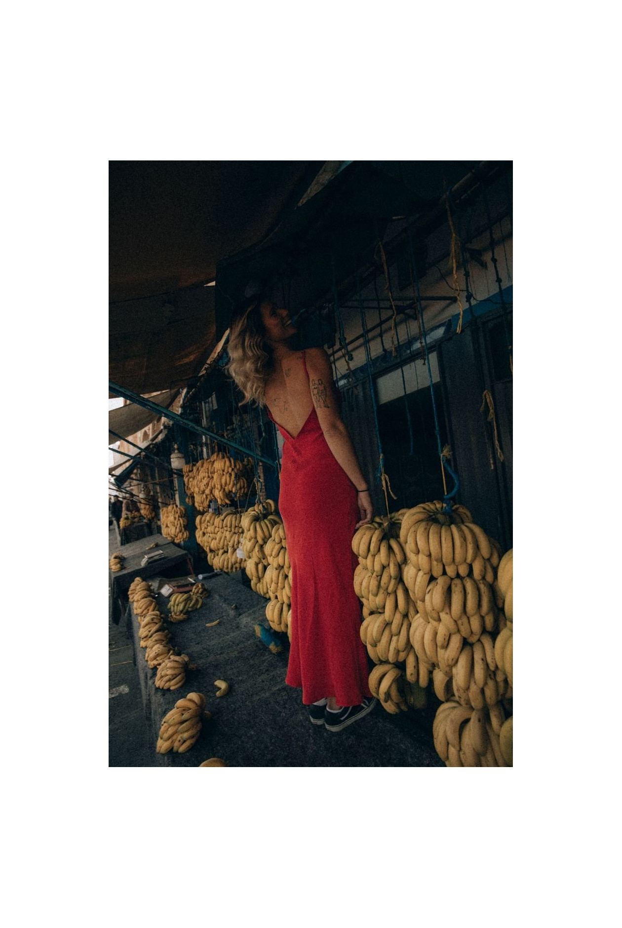 Twisted Ankle Dress - Red Twisted Ankle Dress - Red