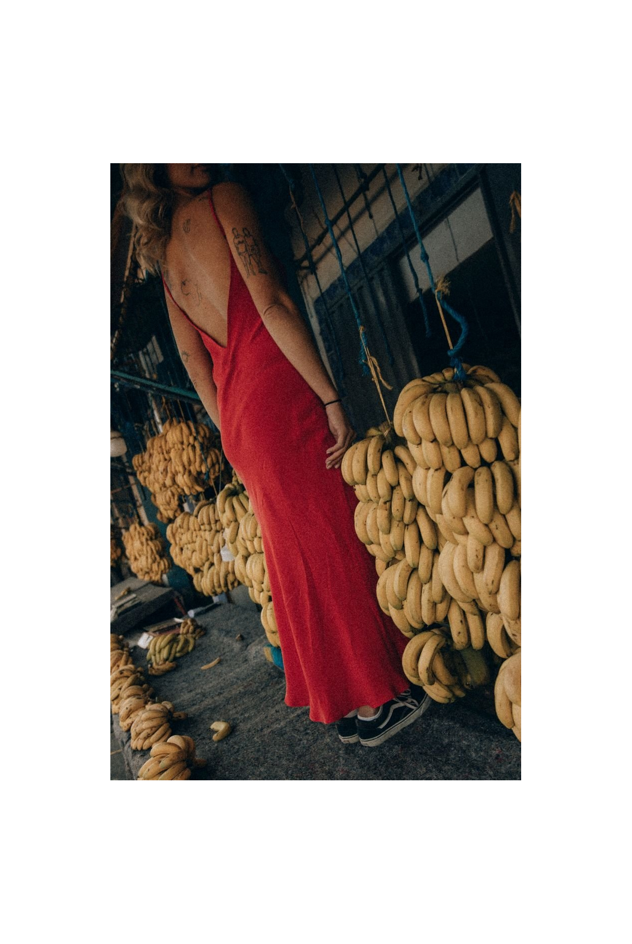 Twisted Ankle Dress - Red Twisted Ankle Dress - Red