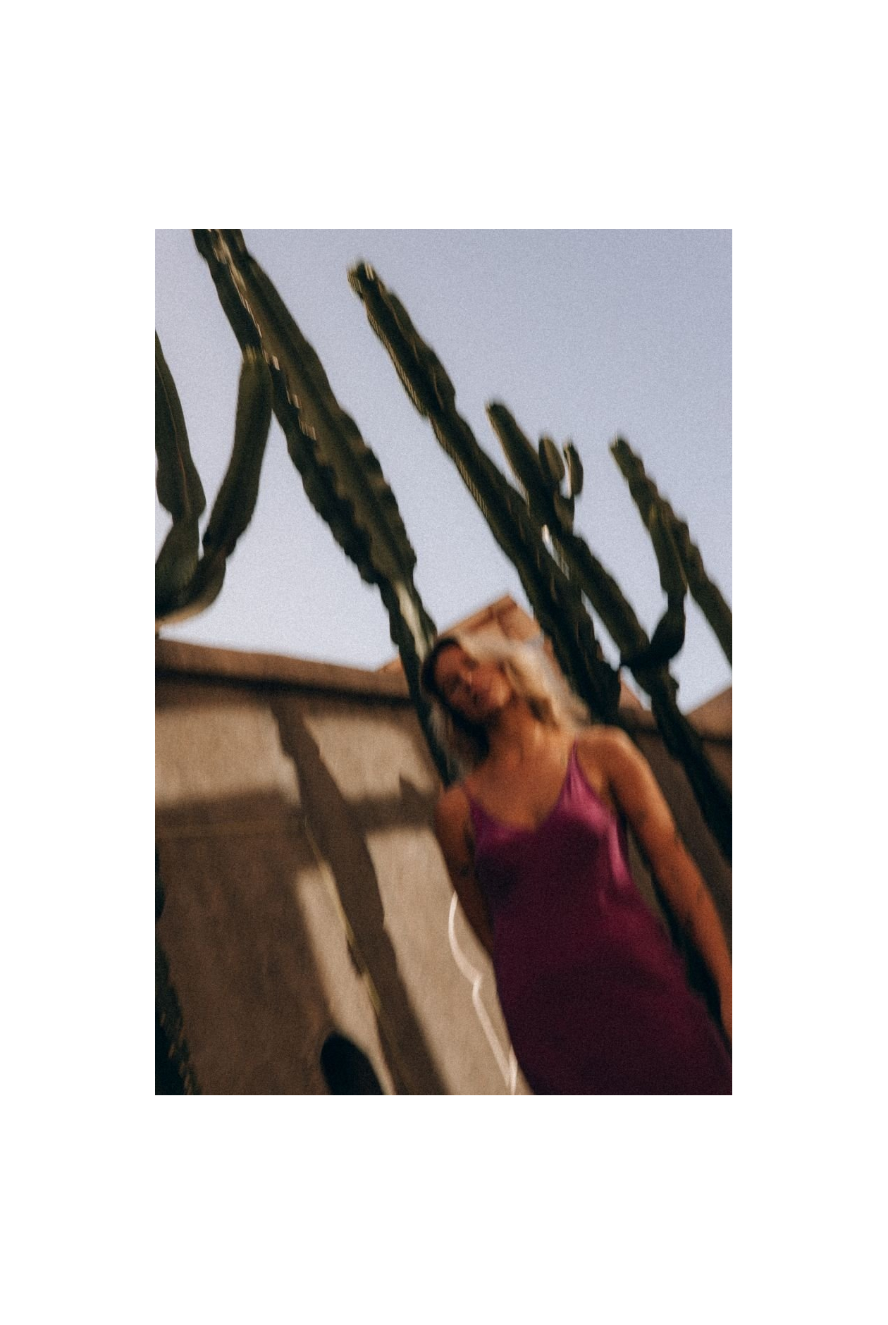 Twisted Ankle Dress - Cyclam