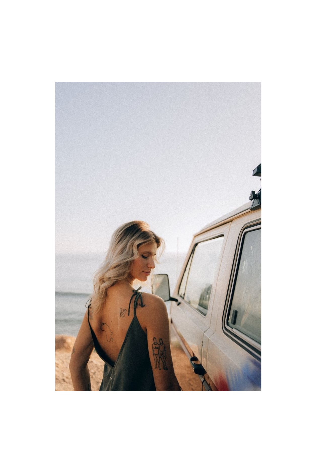 Open Back Top - Olive Open Back Top - Olive