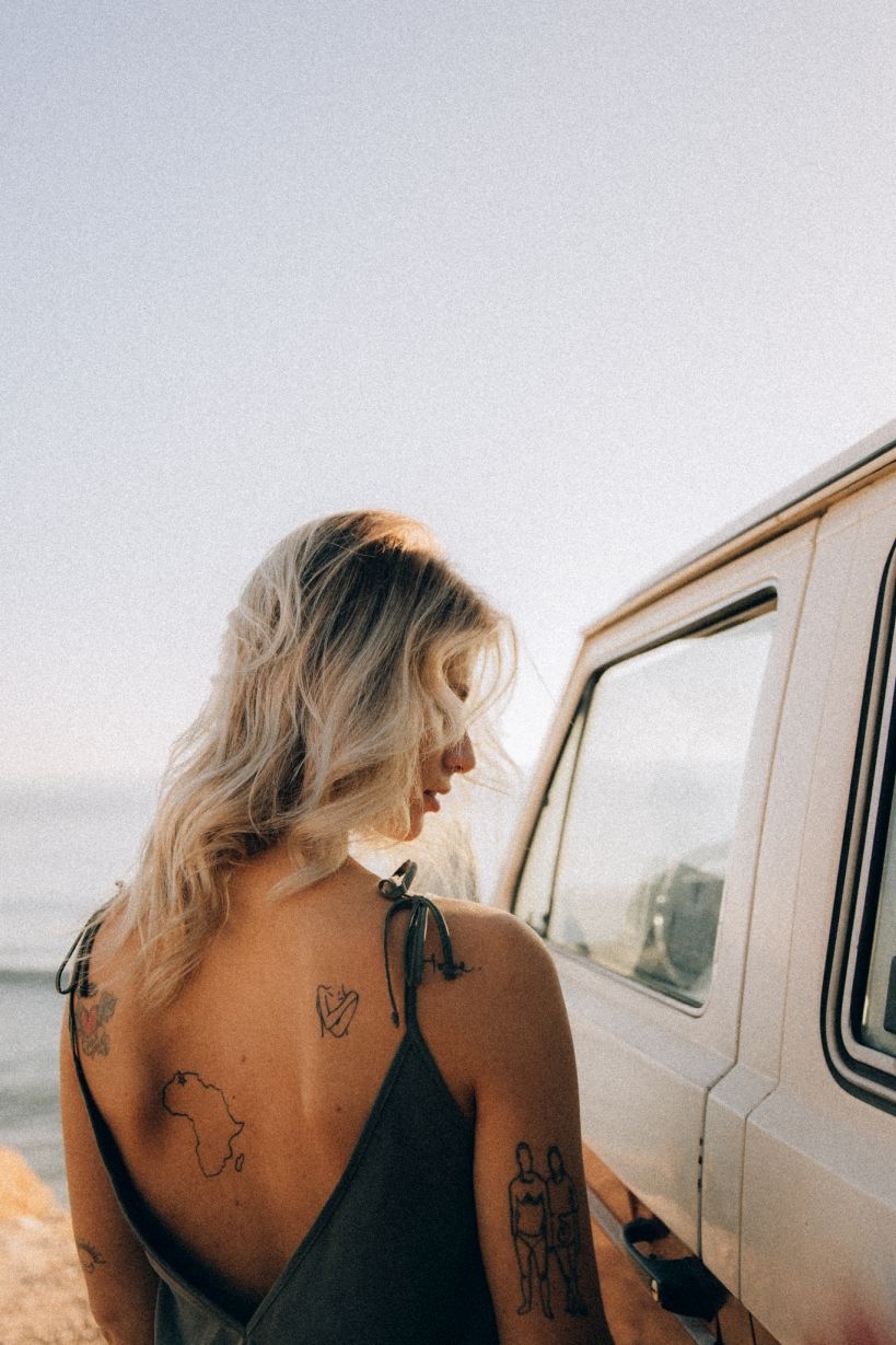 Open Back Top - Olive