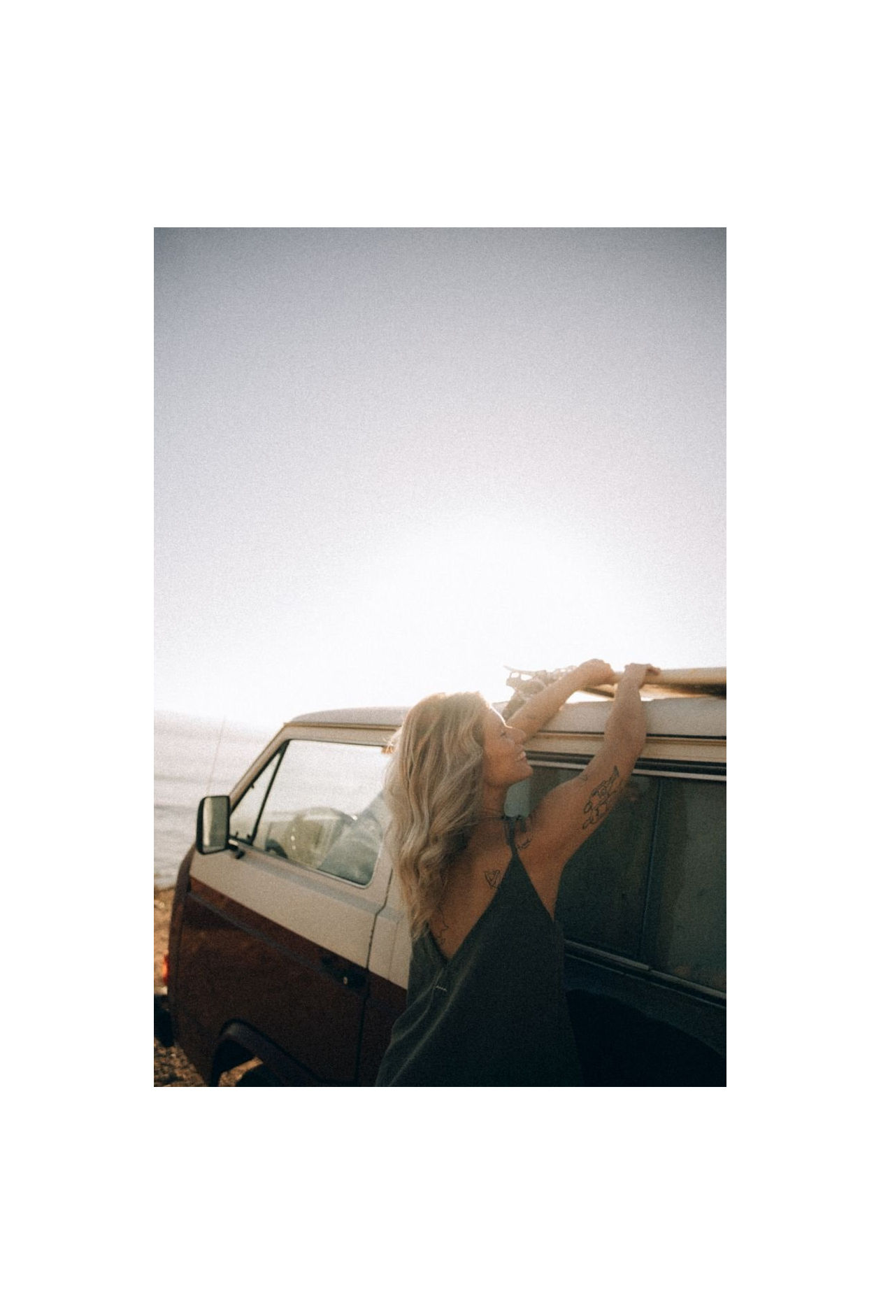 Open Back Top - Olive