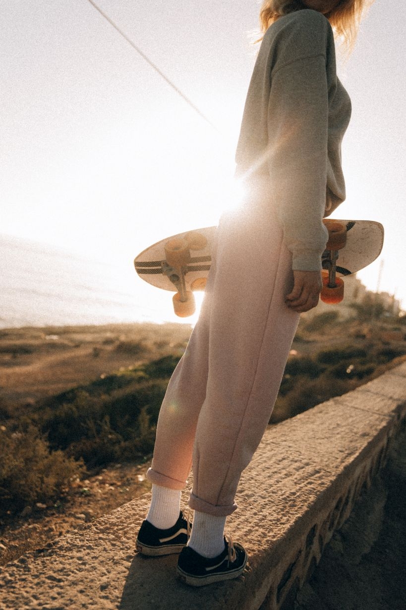 Slouchy Joggers - Pink