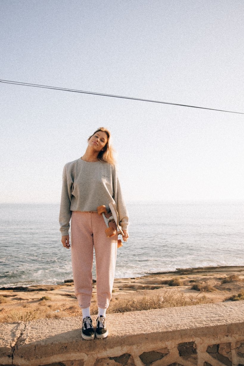 Slouchy Joggers - Pink