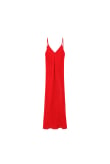Twisted Ankle Dress - Red Twisted Ankle Dress - Red
