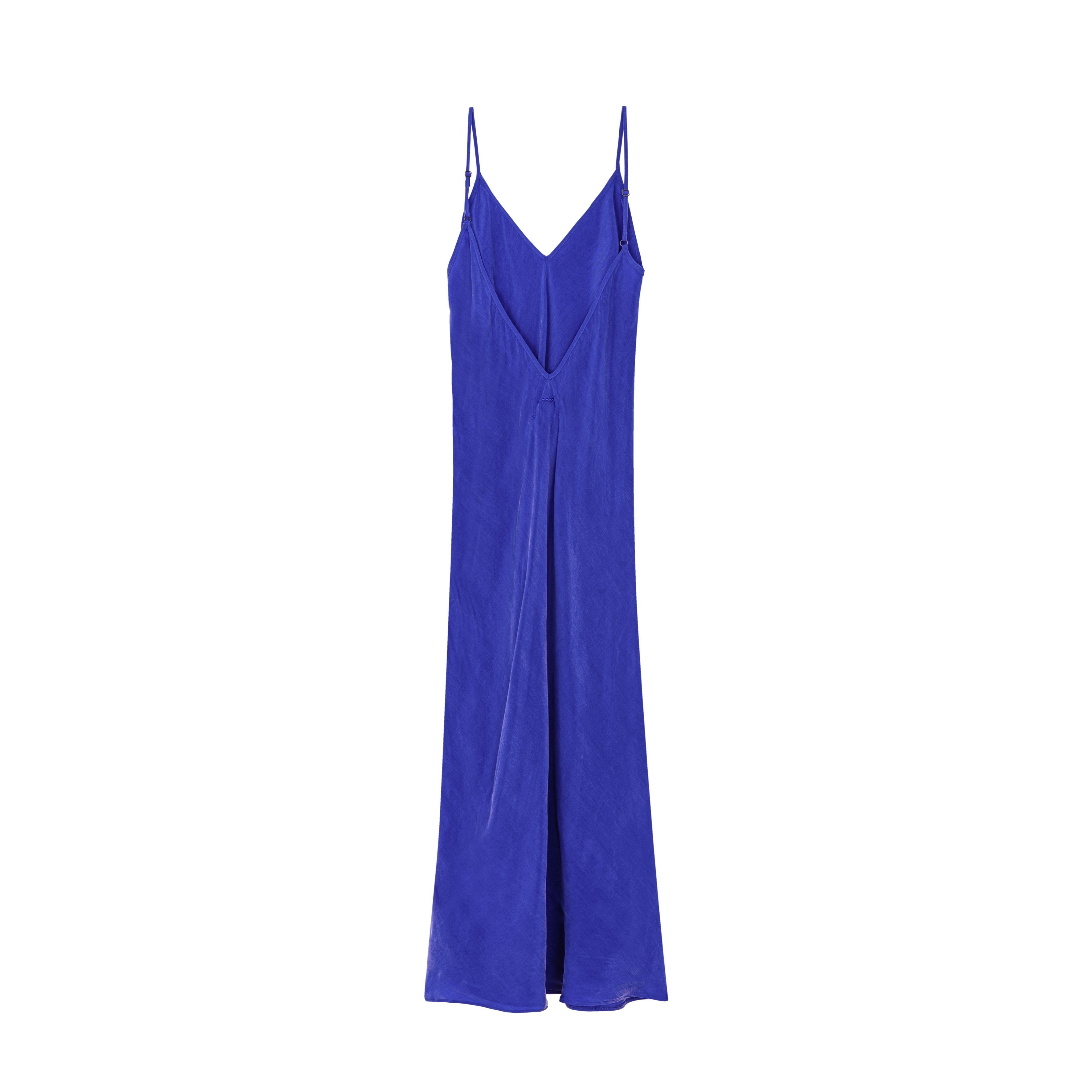 Twisted Ankle Dress - Royal Blue