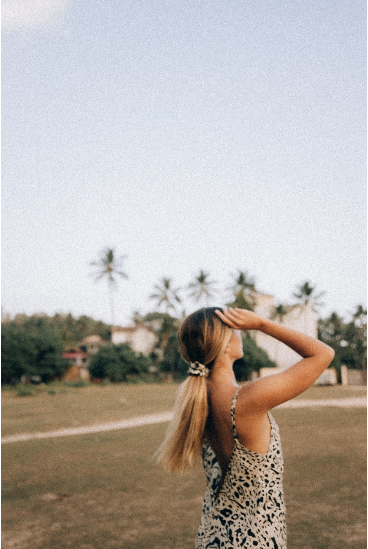 Twisted Ankle Dress - Animal Silk Blend Twisted Ankle Dress - Animal Silk Blend