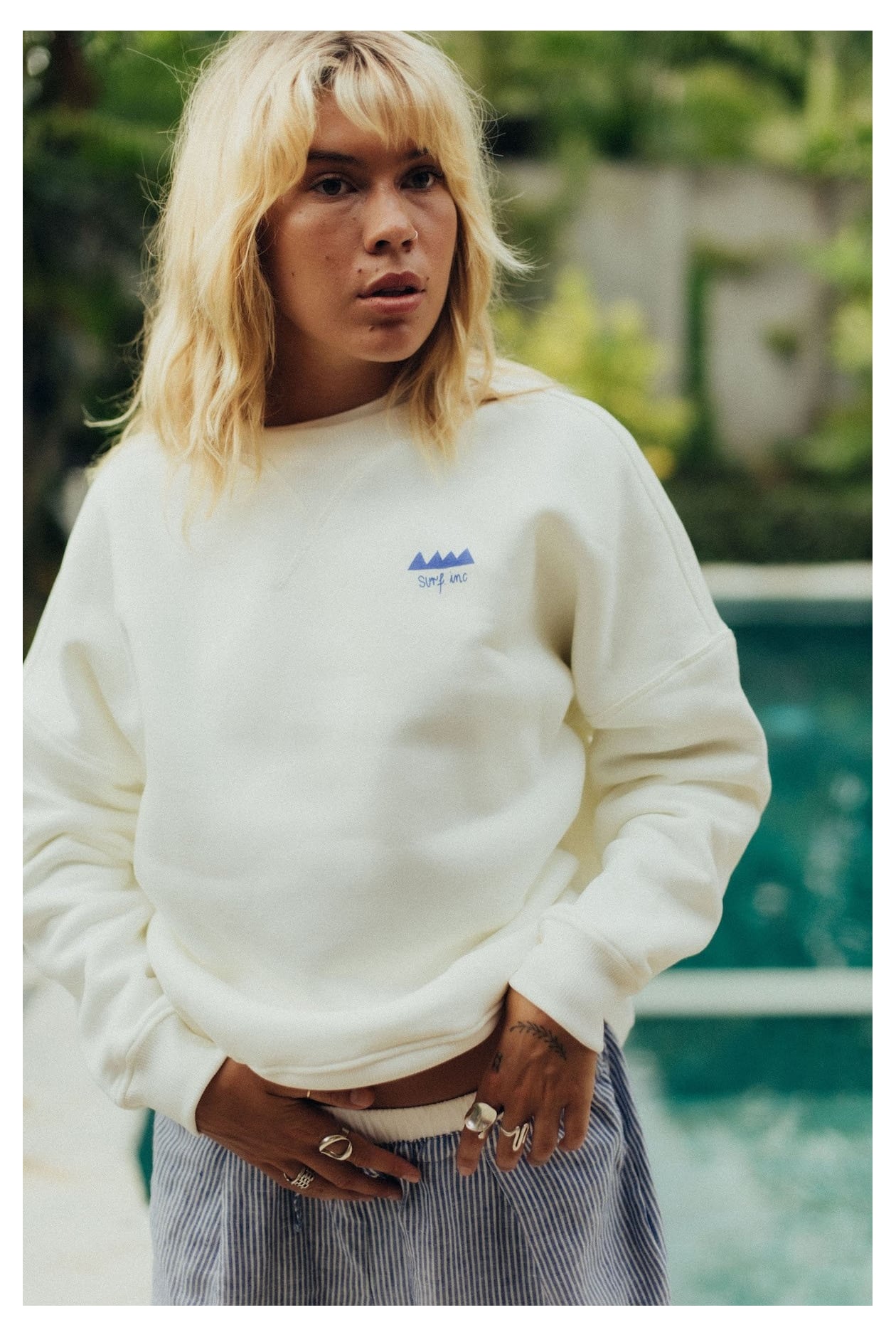 Aqua Sweat - Vintage White