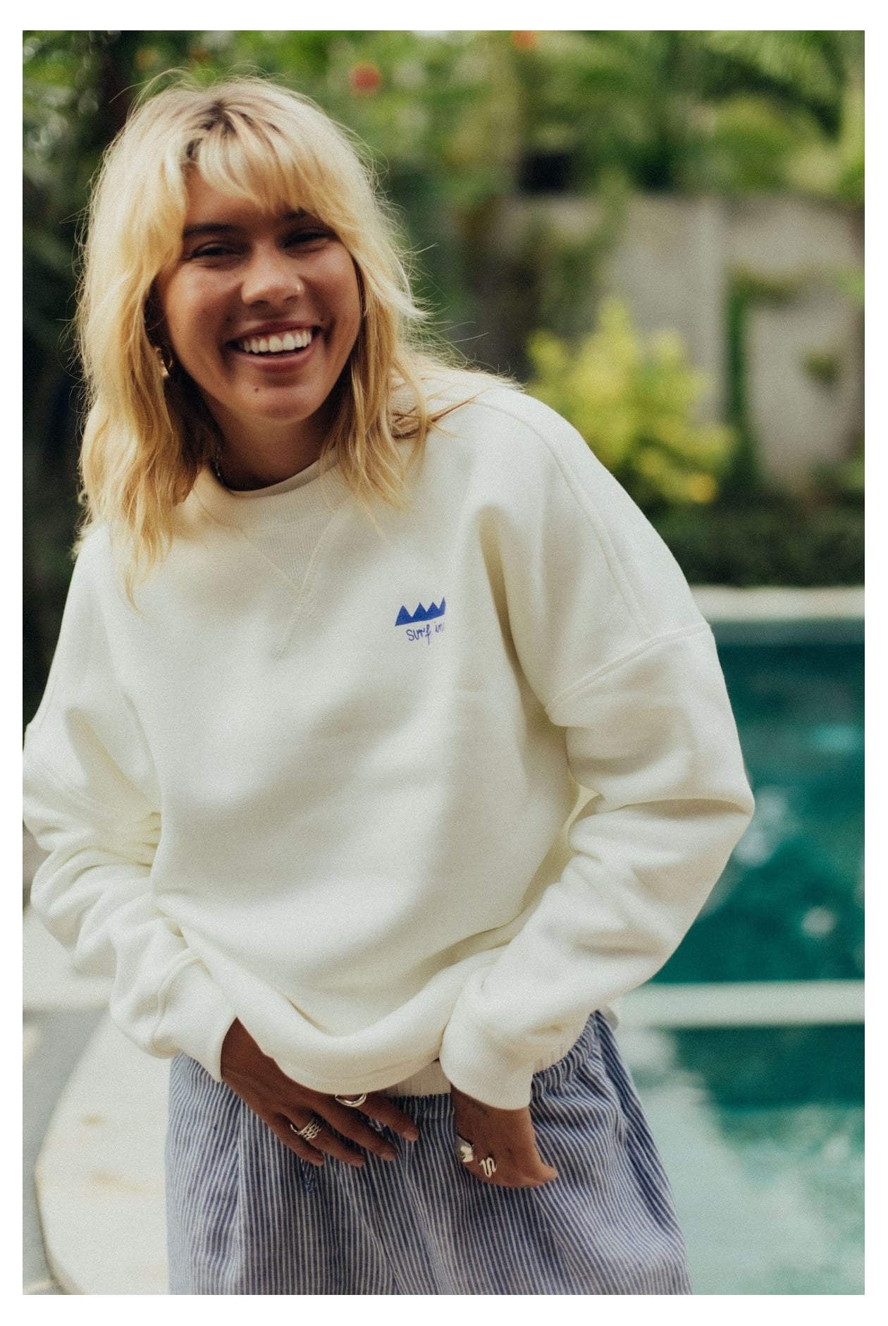 Aqua Sweat - Vintage White