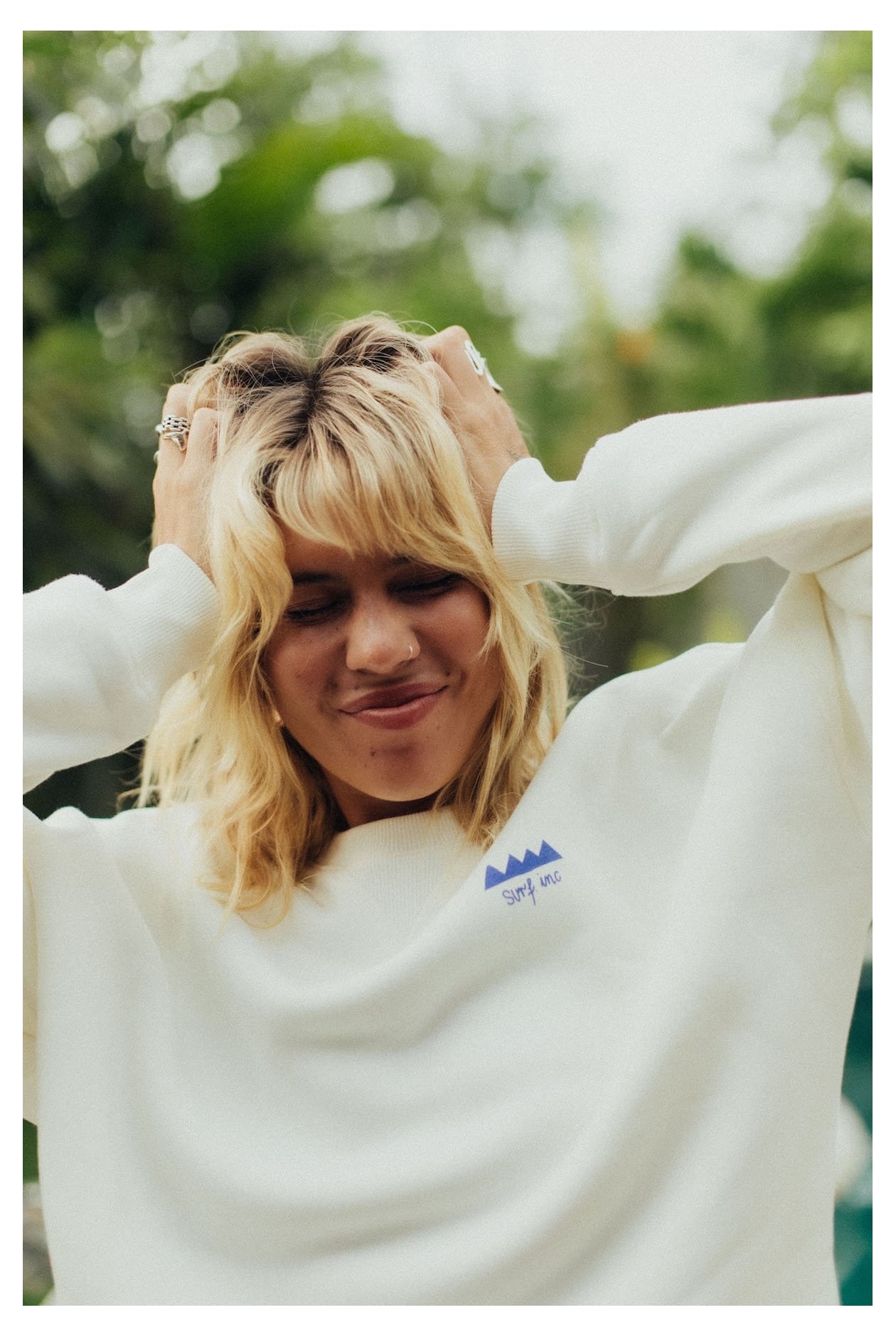 Aqua Sweat - Vintage White