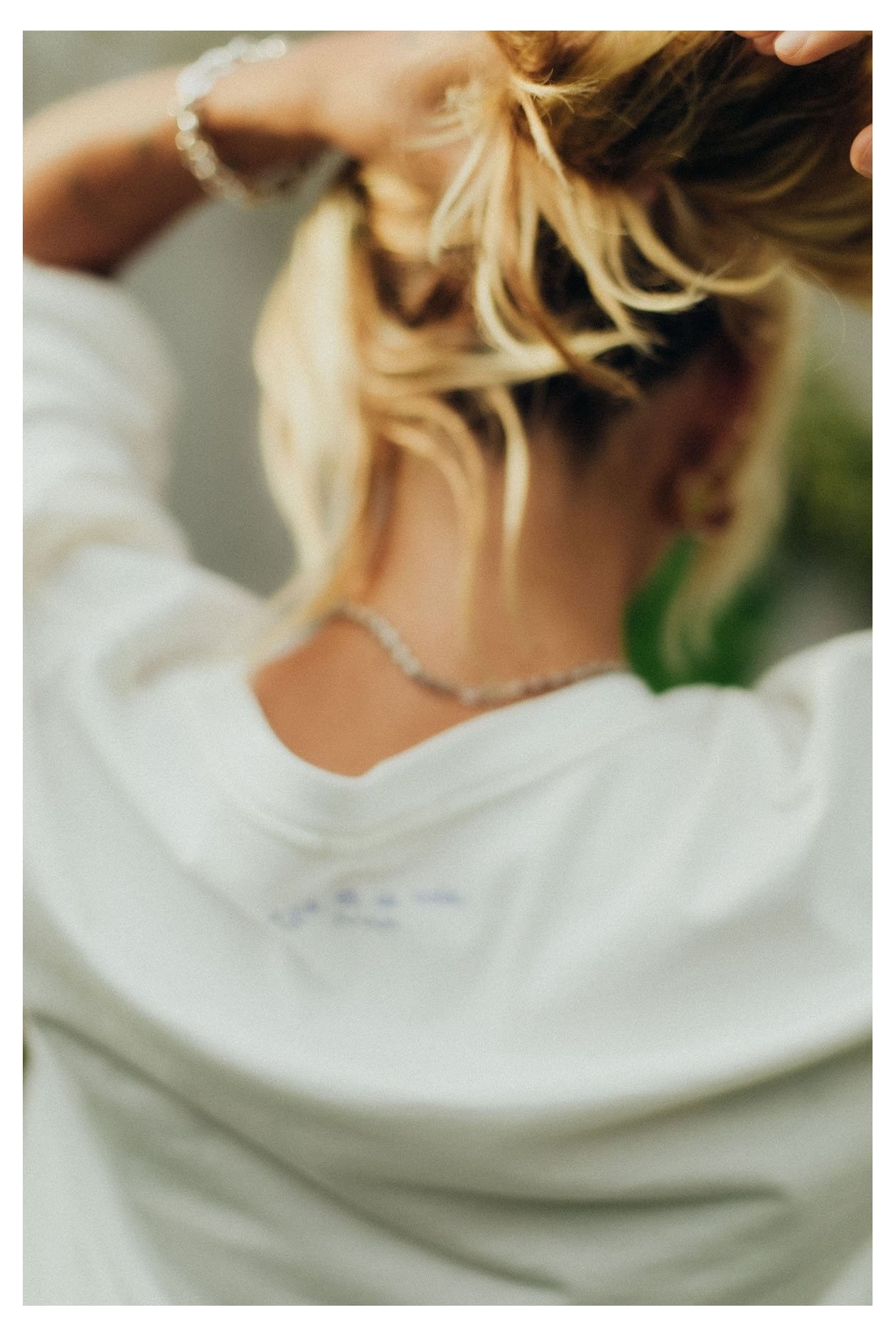 Aqua Box Tee - Vintage White