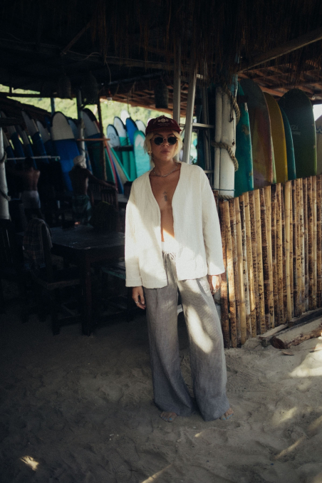 Cottage Mini Jacket - Vintage White Cottage Mini Jacket - Vintage White