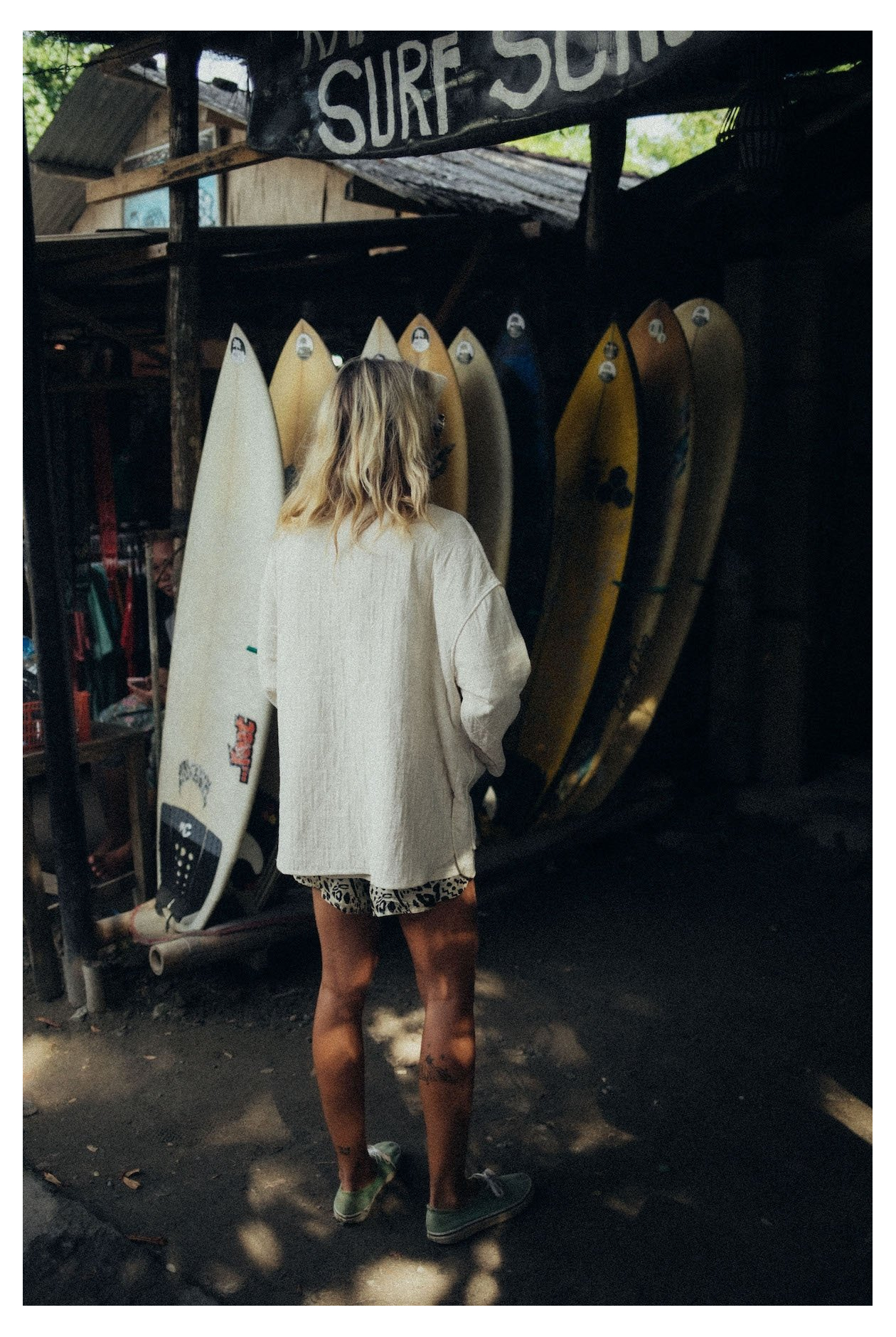 Cottage Oversized Jacket - Vintage White