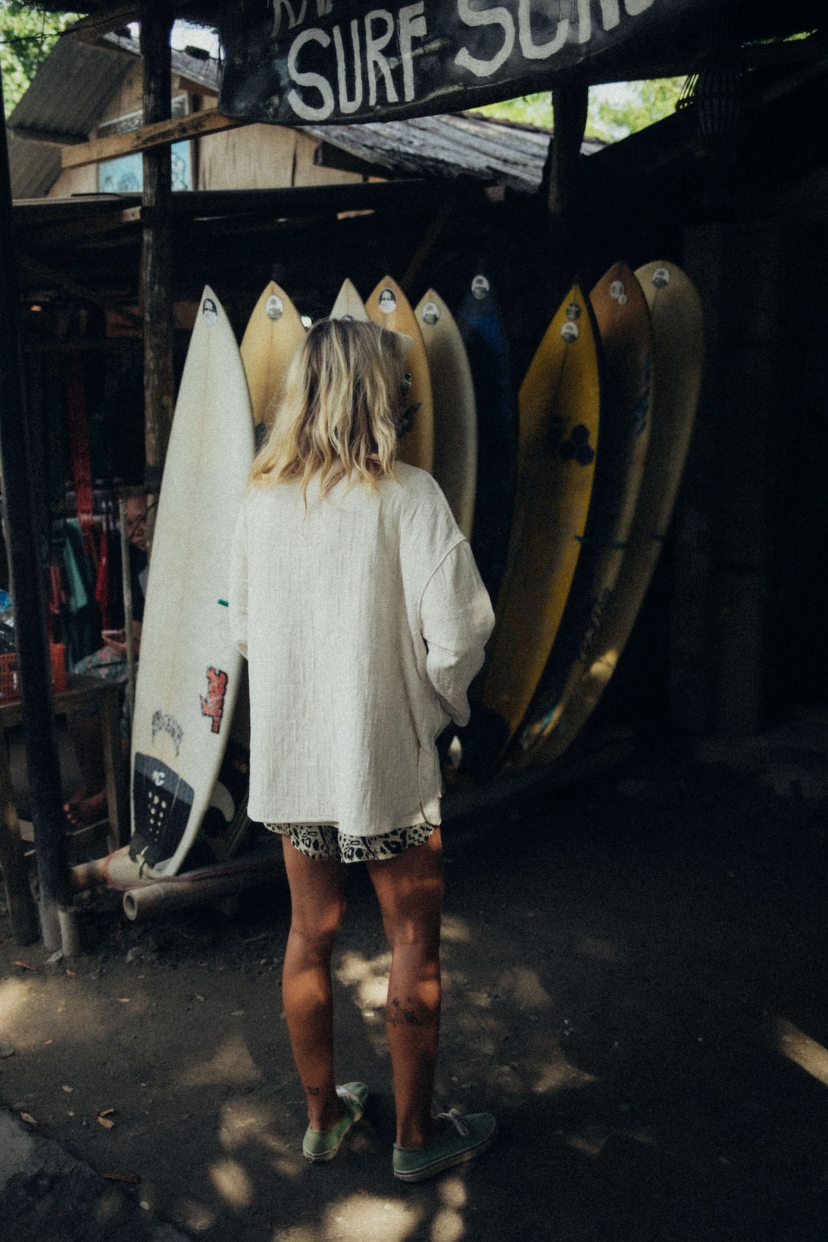 Cottage Oversized Jacket - Vintage White Cottage Oversized Jacket - Vintage White