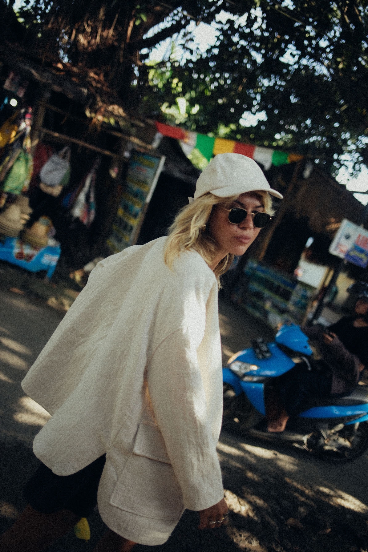 Cottage Oversized Jacket - Vintage White Cottage Oversized Jacket - Vintage White