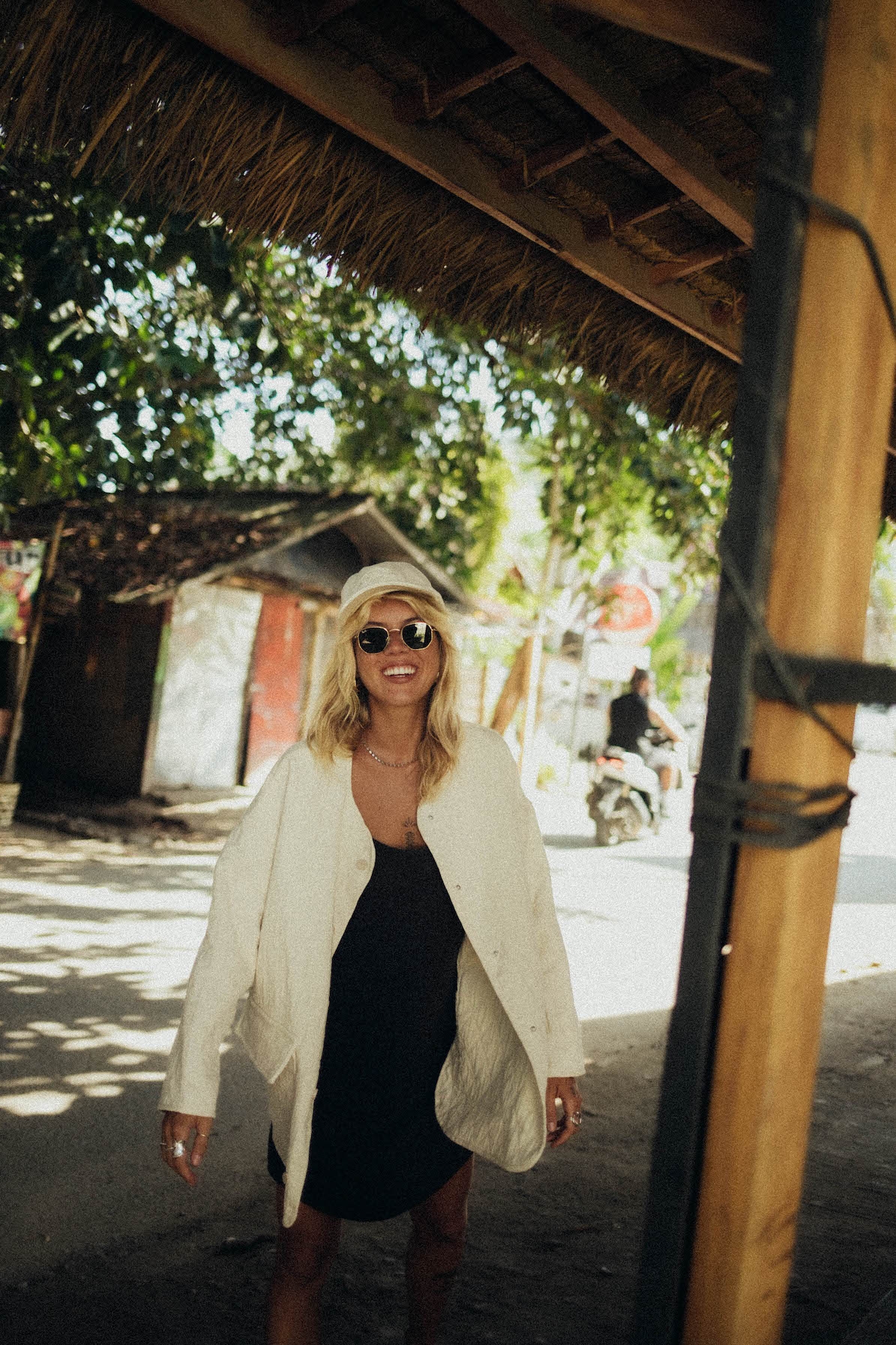 Cottage Oversized Jacket - Vintage White Cottage Oversized Jacket - Vintage White