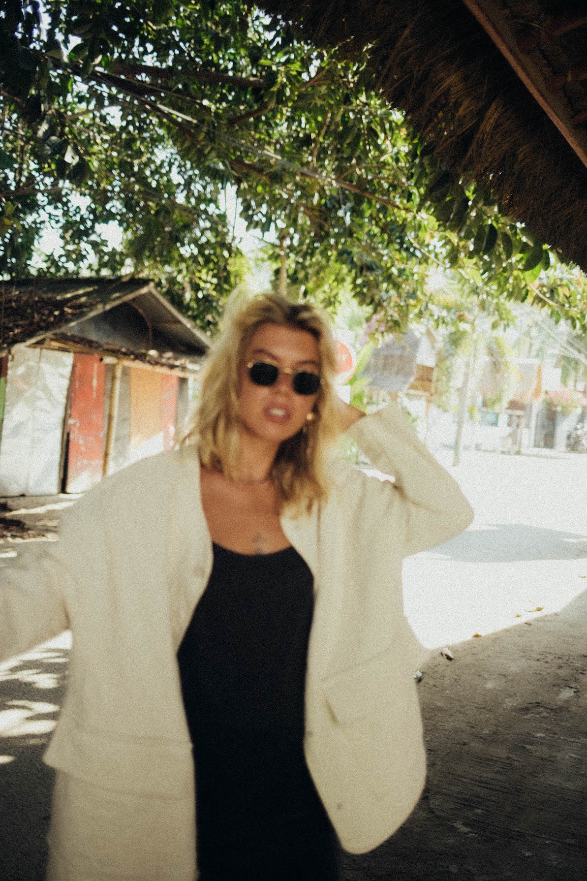 Cottage Oversized Jacket - Vintage White Cottage Oversized Jacket - Vintage White