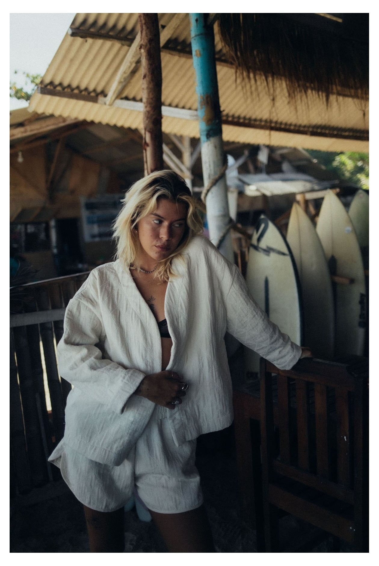 Cottage Shorts - Vintage White