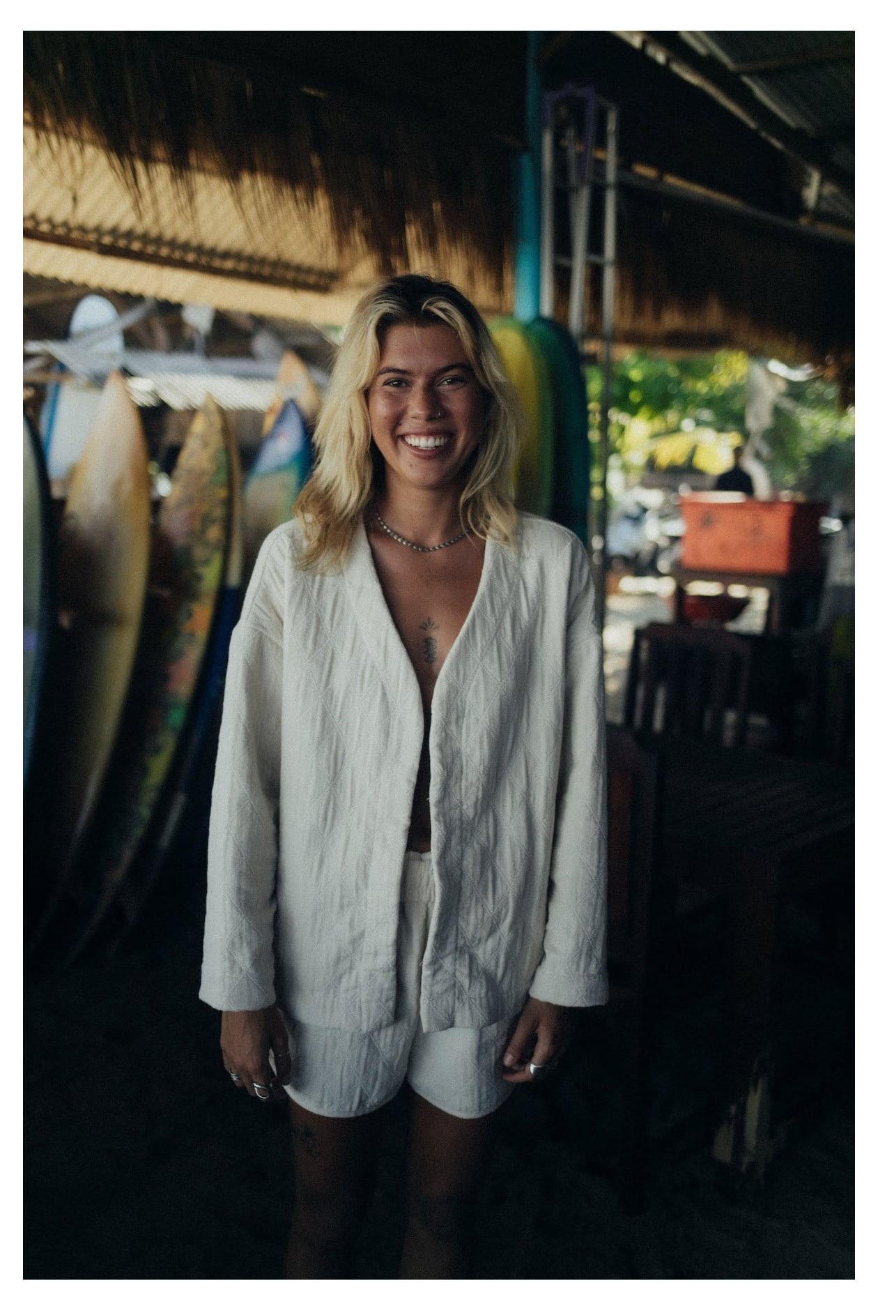 Cottage Shorts - Vintage White