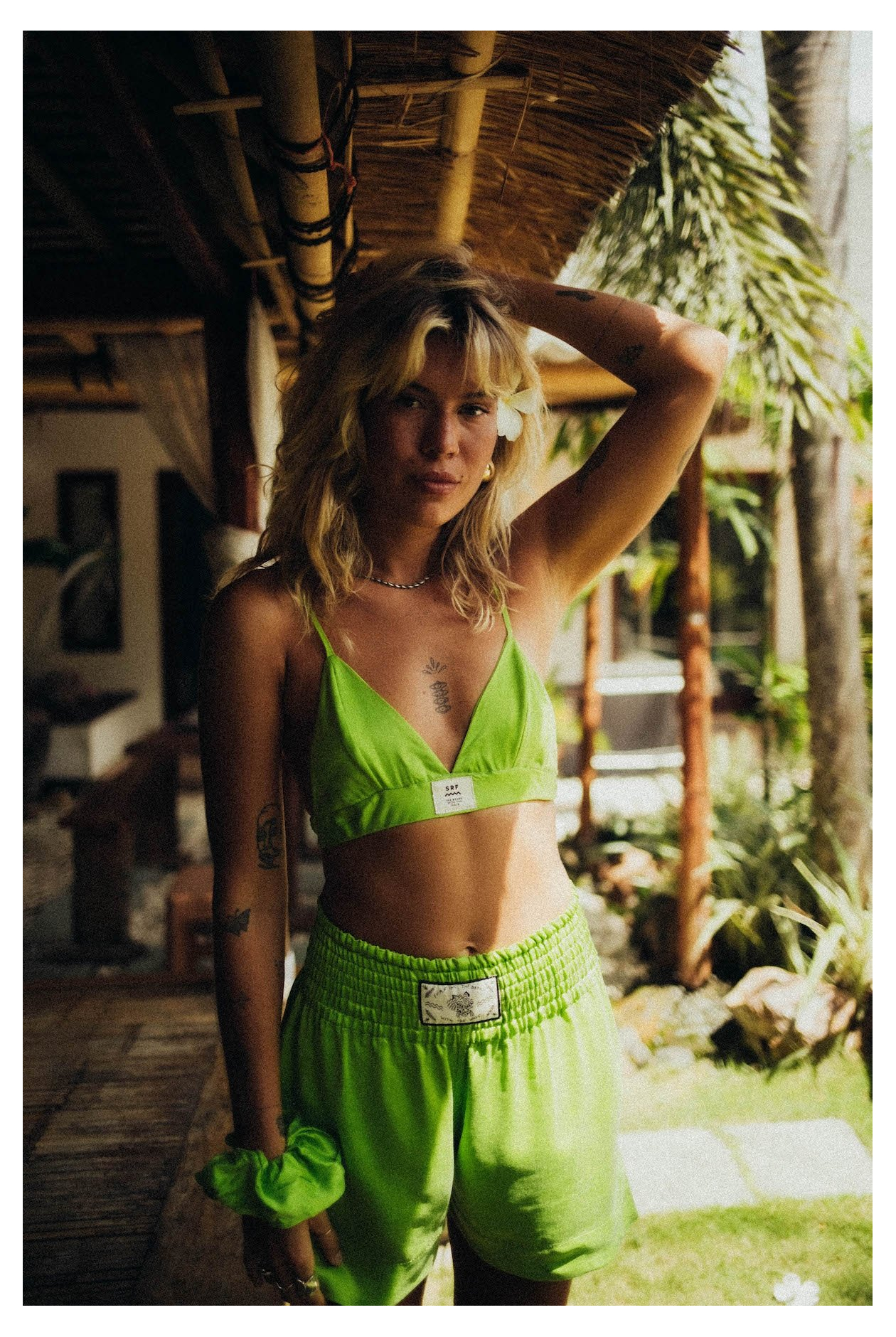 Cupro Bra - Lime Cupro Bra - Lime