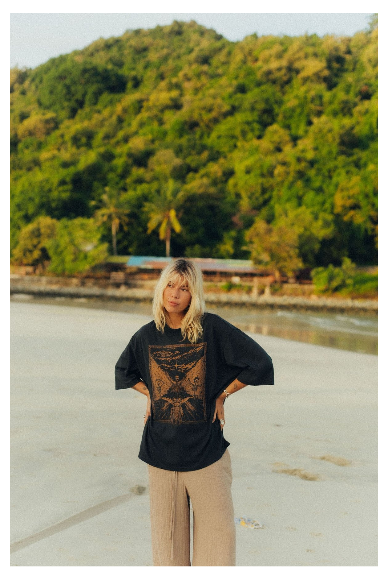 Danse Macabre Box Tee - Acid Black Danse Macabre Box Tee - Acid Black