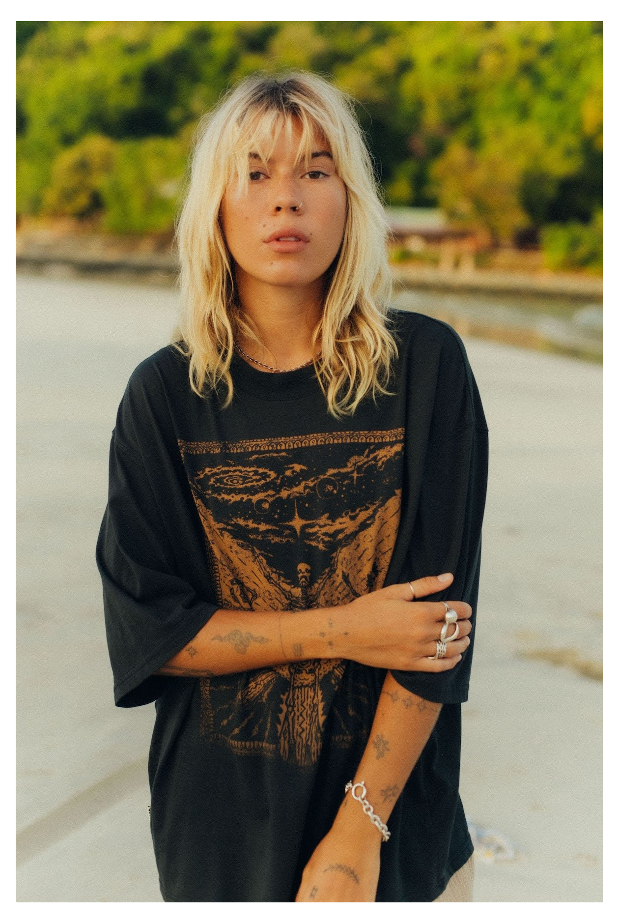 Danse Macabre Box Tee - Acid Black Danse Macabre Box Tee - Acid Black