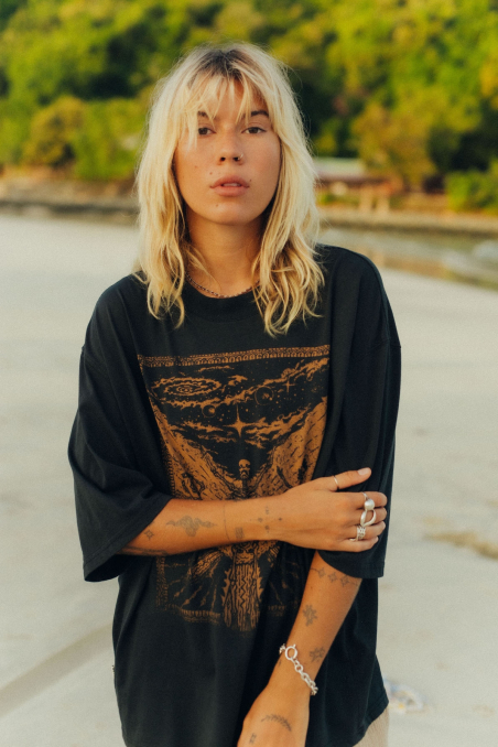 Danse Macabre Box Tee - Acid Black Danse Macabre Box Tee - Acid Black