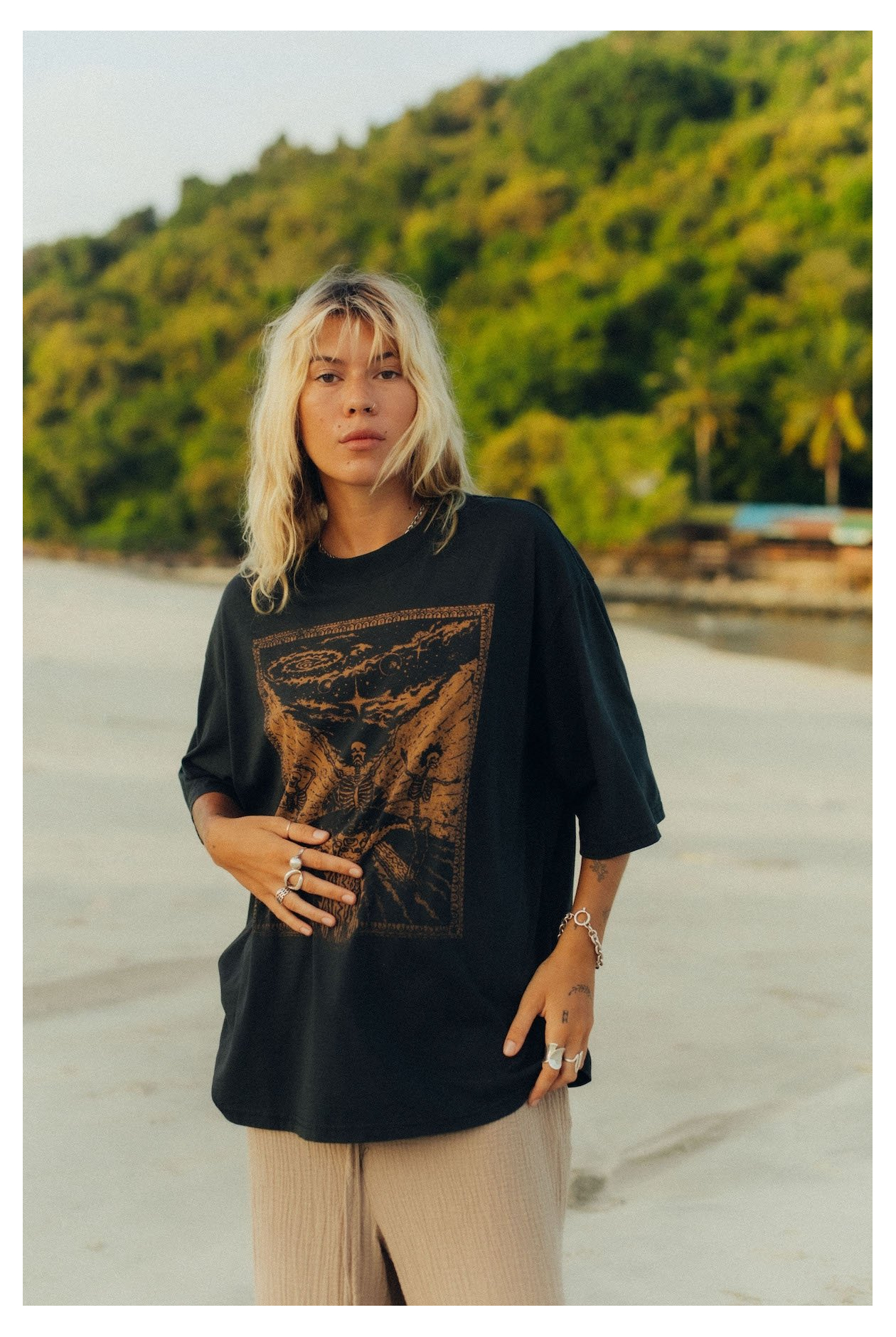 Danse Macabre Box Tee - Acid Black Danse Macabre Box Tee - Acid Black