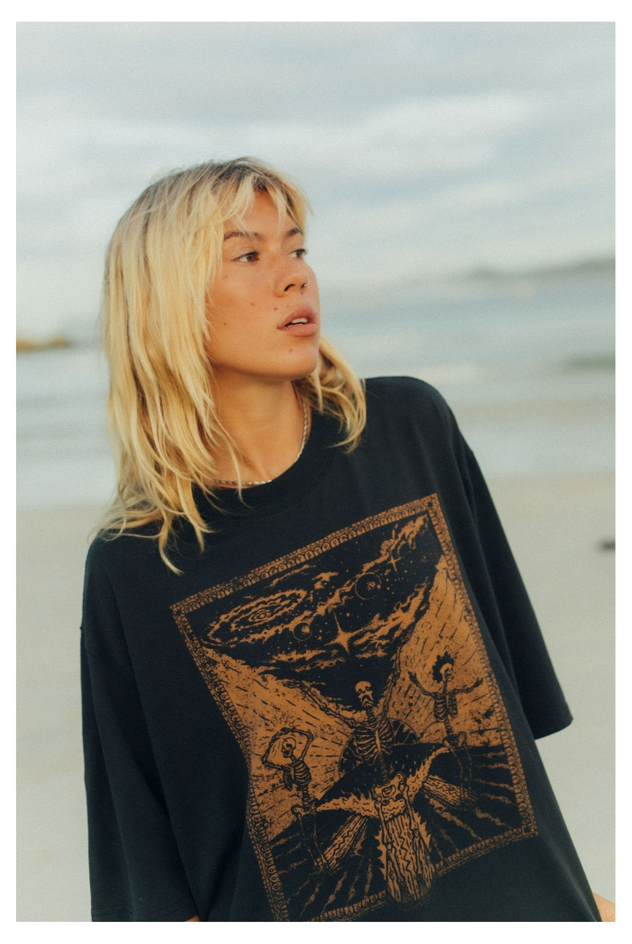 Danse Macabre Box Tee - Acid Black Danse Macabre Box Tee - Acid Black