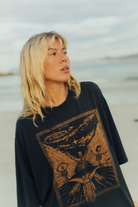 Danse Macabre Box Tee - Acid Black Danse Macabre Box Tee - Acid Black