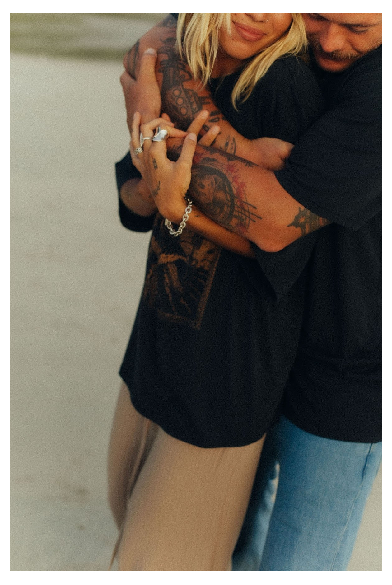 Danse Macabre Box Tee - Acid Black Danse Macabre Box Tee - Acid Black