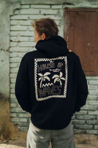 House Of Waves Hoodie - Space Black