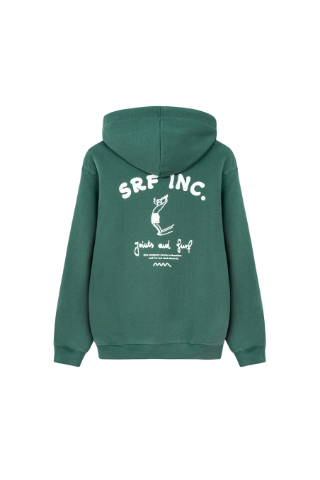 Joints & Surf Hoodie - Bottle Green Joints & Surf Hoodie - Bottle Green