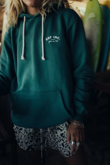 Joints & Surf Hoodie - Bottle Green Joints & Surf Hoodie - Bottle Green