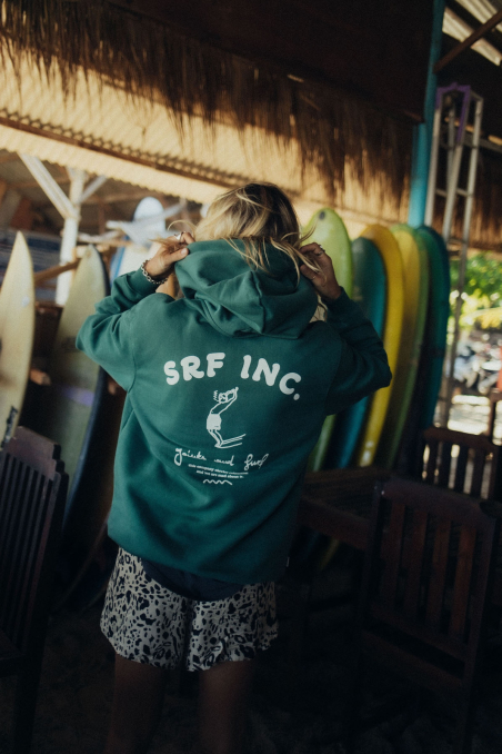 Joints & Surf Hoodie - Bottle Green Joints & Surf Hoodie - Bottle Green