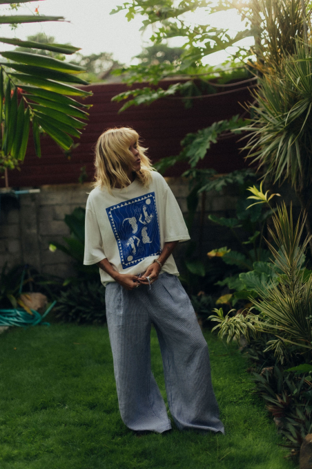 Lazy Linen Pants - Royal Blue Lazy Linen Pants - Royal Blue